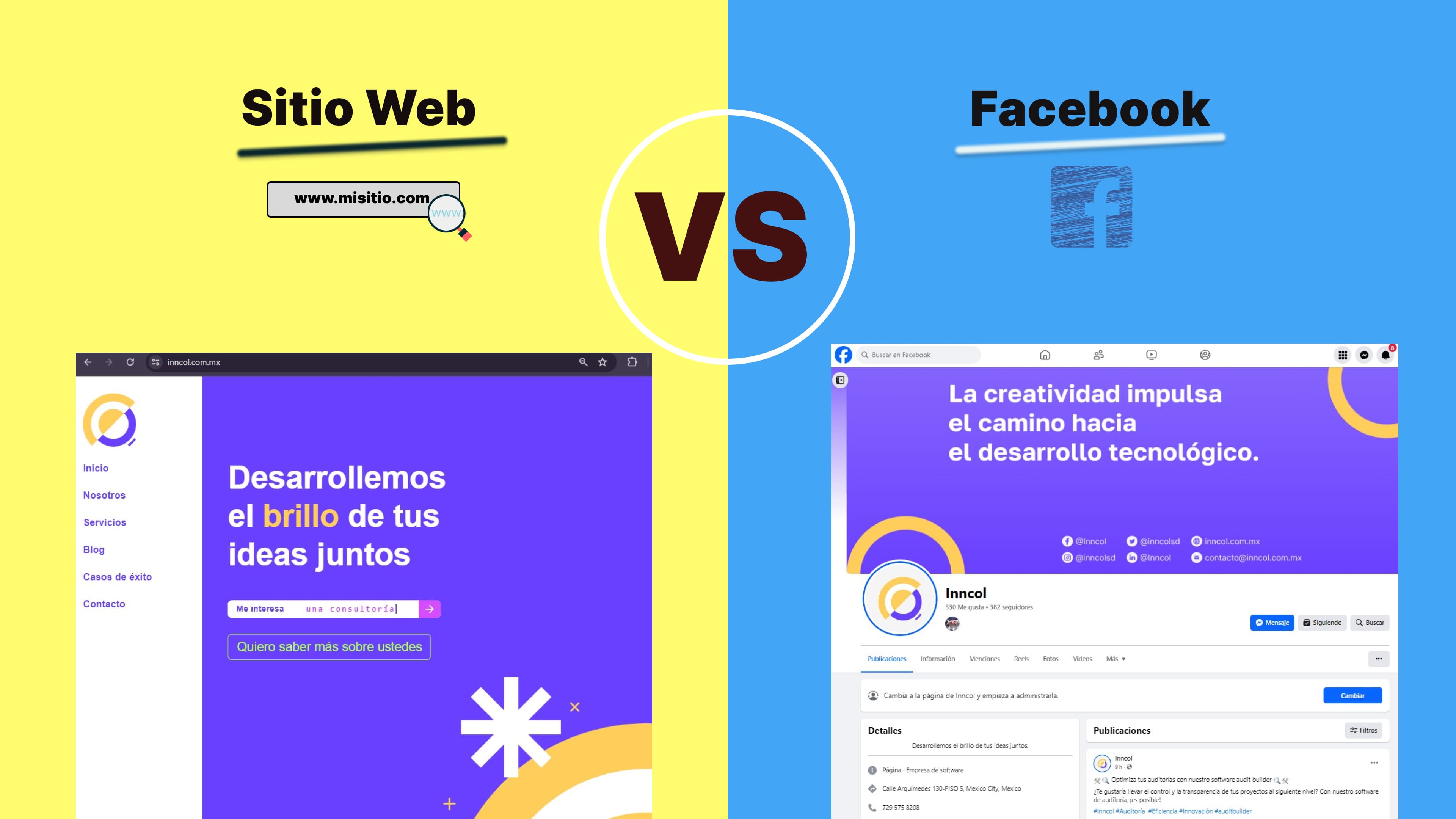 ¿Página de Facebook o Página Web Propia? Descubre la Mejor Opción para tu Negocio